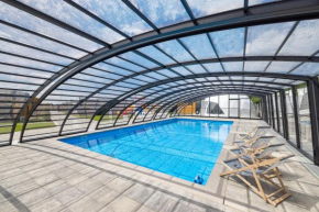 RResort - nowe domki z PODGRZEWANYM i KRYTYM Basenem, Sauna, WiFi, parking w cenie!
